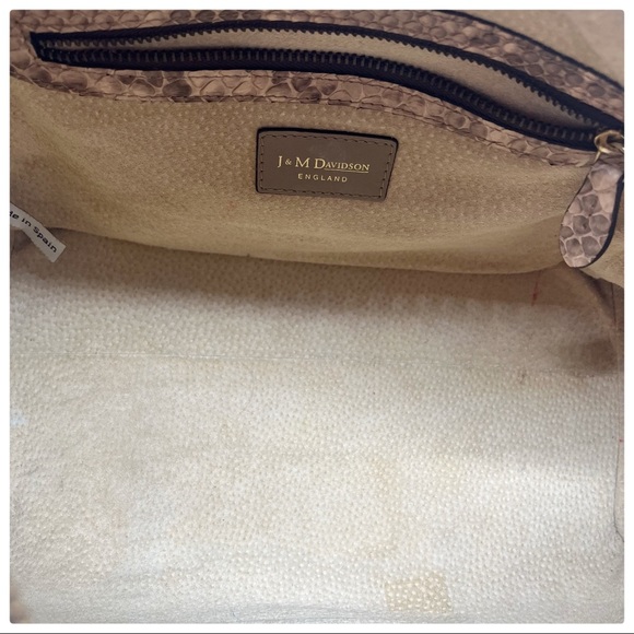 J&M DAVIDSON Python Boston Bag - Picture 15 of 17